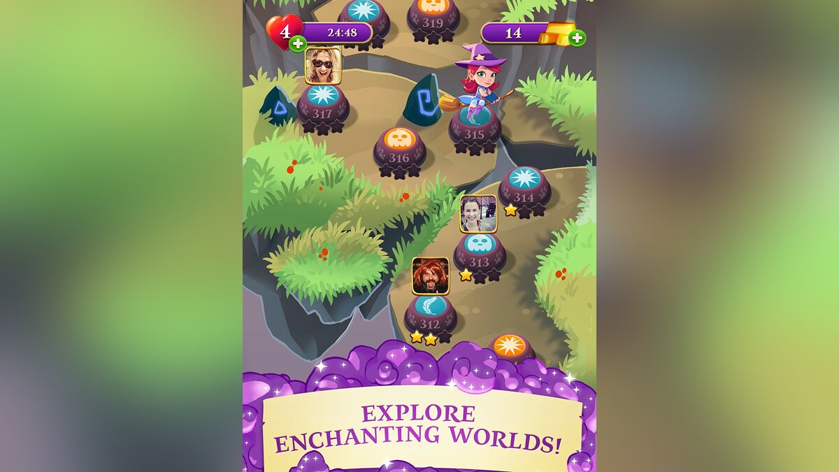 Bubble Witch 3 Saga - что это за игра, трейлер, системные требования,  отзывы и оценки, цены и скидки, гайды и прохождение, похожие игры