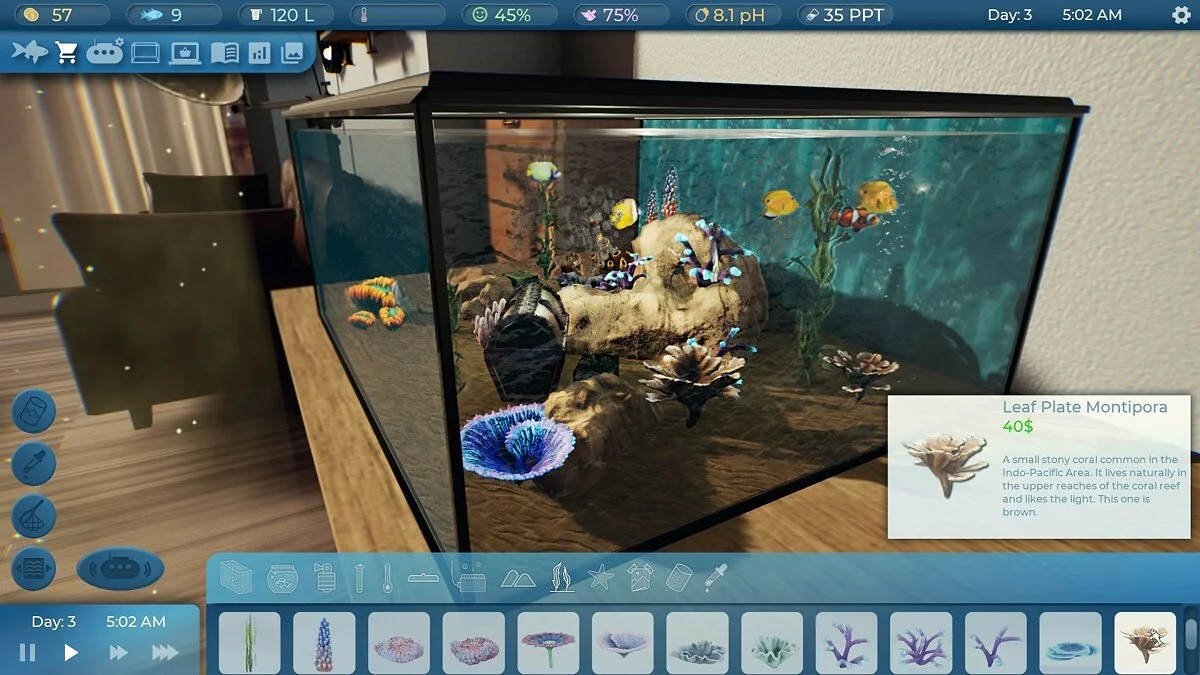 Скриншоты из Fishkeeper