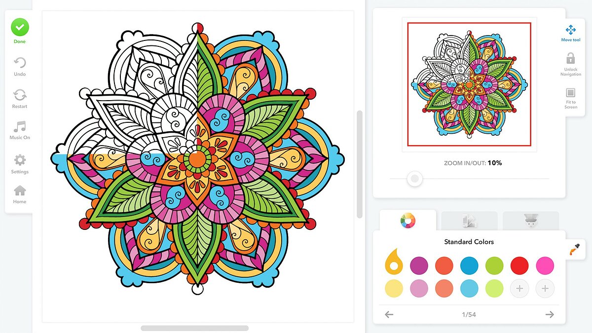 Colorfy — бесплатная раскраска