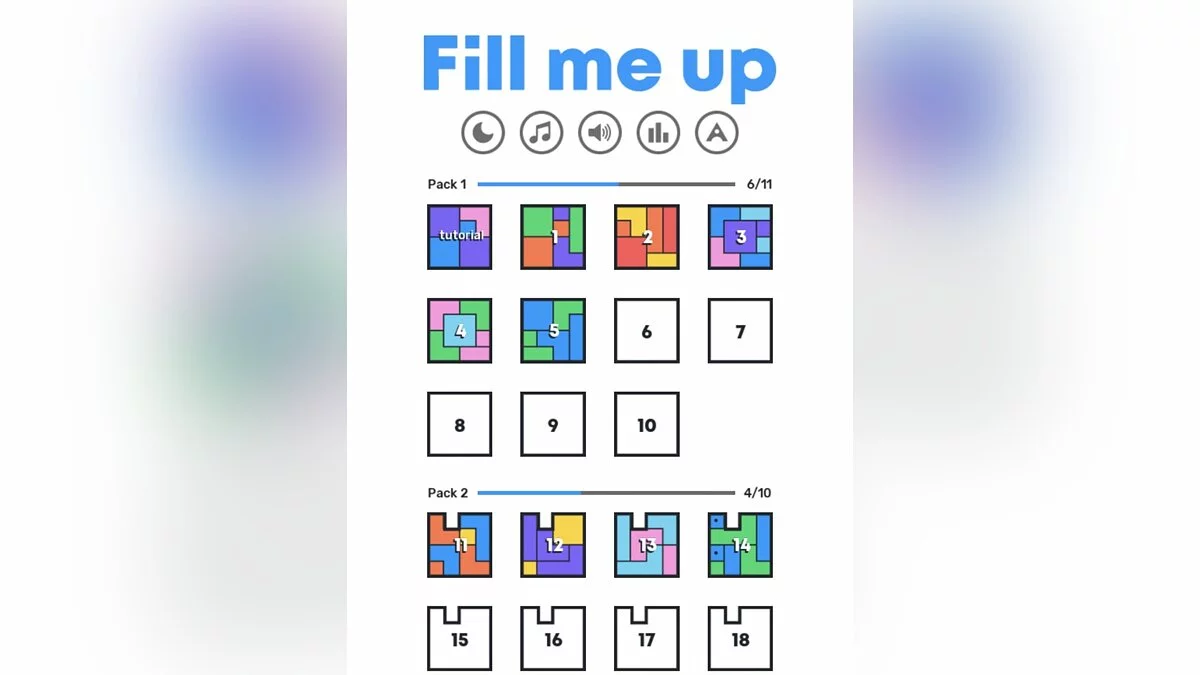 Скриншоты из Fill me up - Block Brain Game!