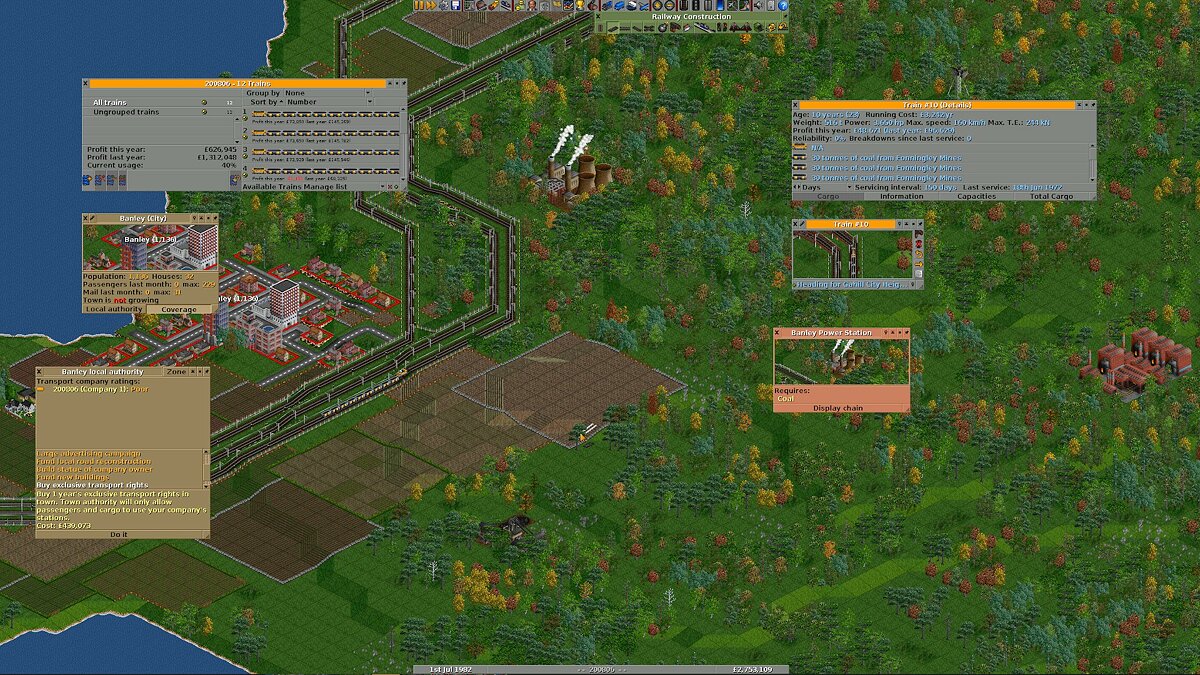 OpenTTD - что это за игра, трейлер, системные требования, отзывы и оценки,  цены и скидки, гайды и прохождение, похожие игры