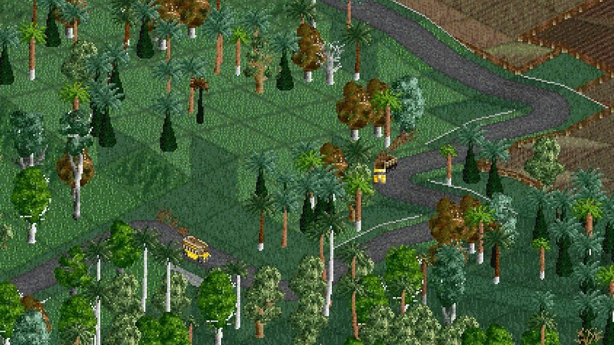 Скриншоты из OpenTTD