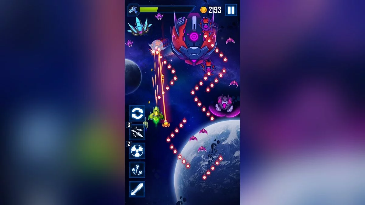 Скриншоты из WindWings: Space shooter