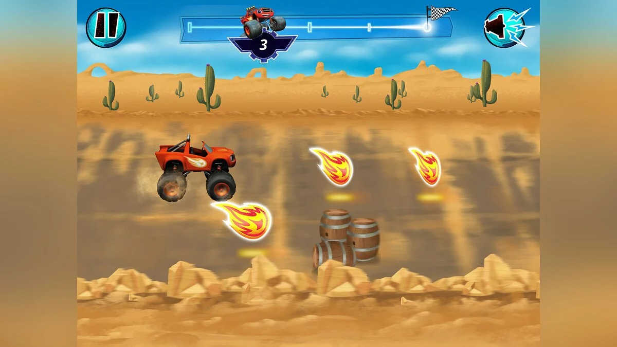 Скриншоты из HORA DE BRINCAR COM BLAZE AND THE MONSTER MACHINES