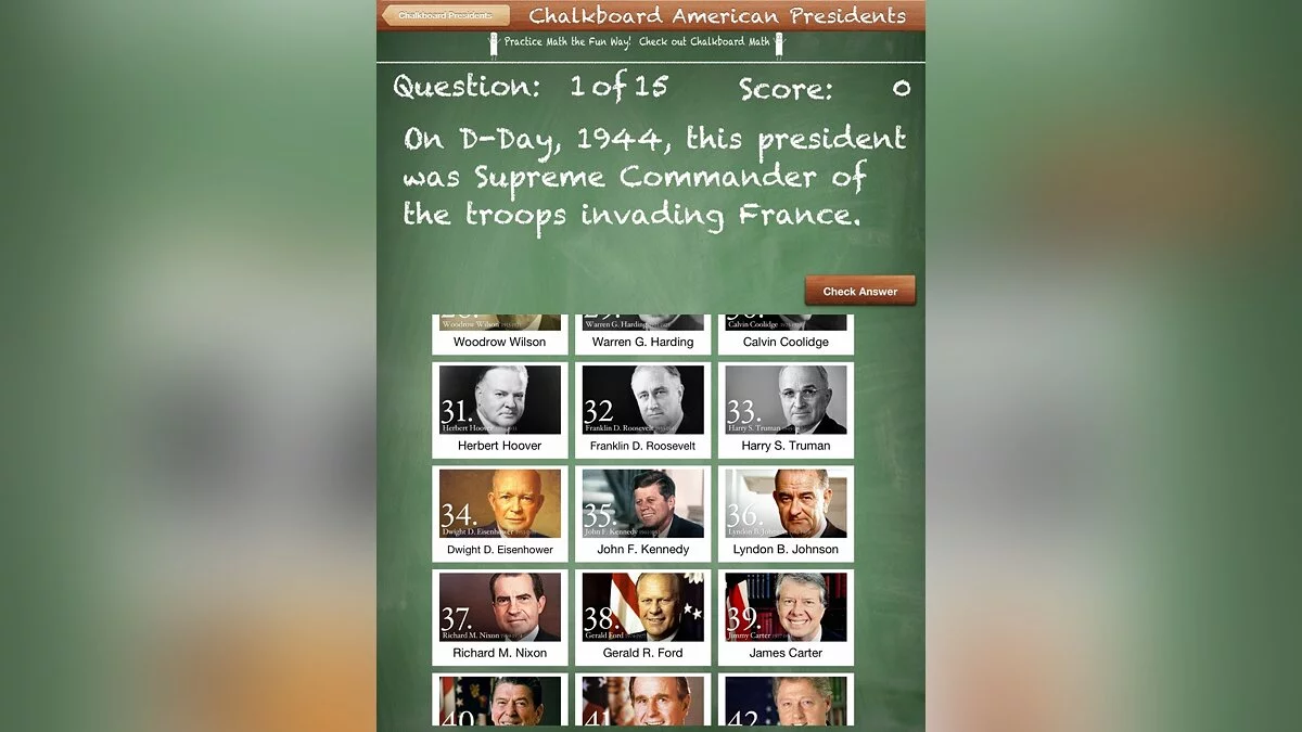 Скриншоты из Chalkboard American Presidents