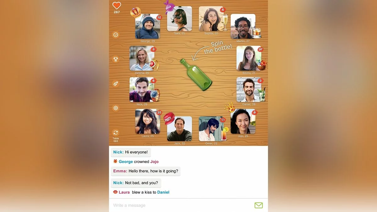 Скриншоты из Spin the Bottle: Kiss, Chat and Flirt