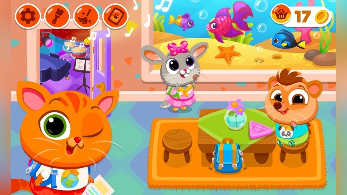 Скриншоты Bubbu School – My Cute Pets - всего 6 картинок из игры