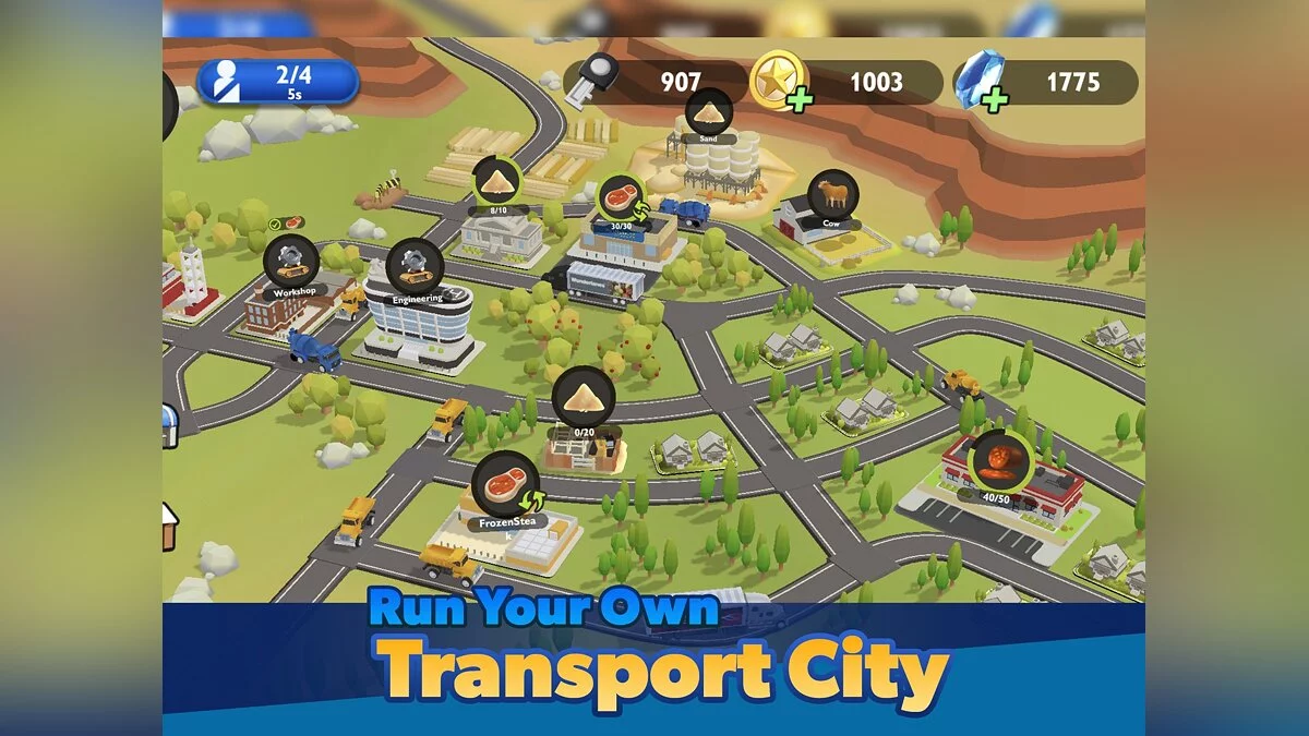 Скриншоты из Transport City: Truck Tycoon