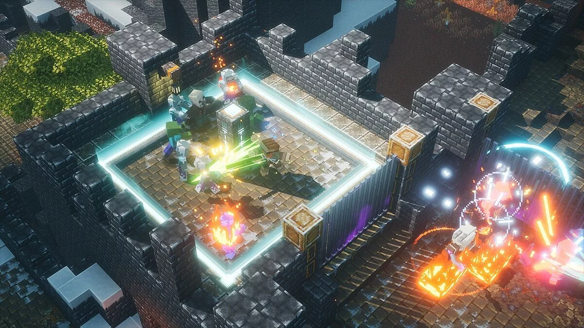Скриншоты из Minecraft Dungeons: Howling Peaks