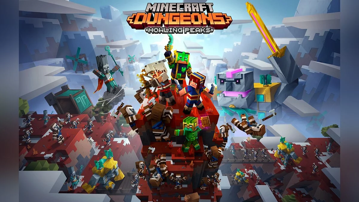 Арт из Minecraft Dungeons: Howling Peaks