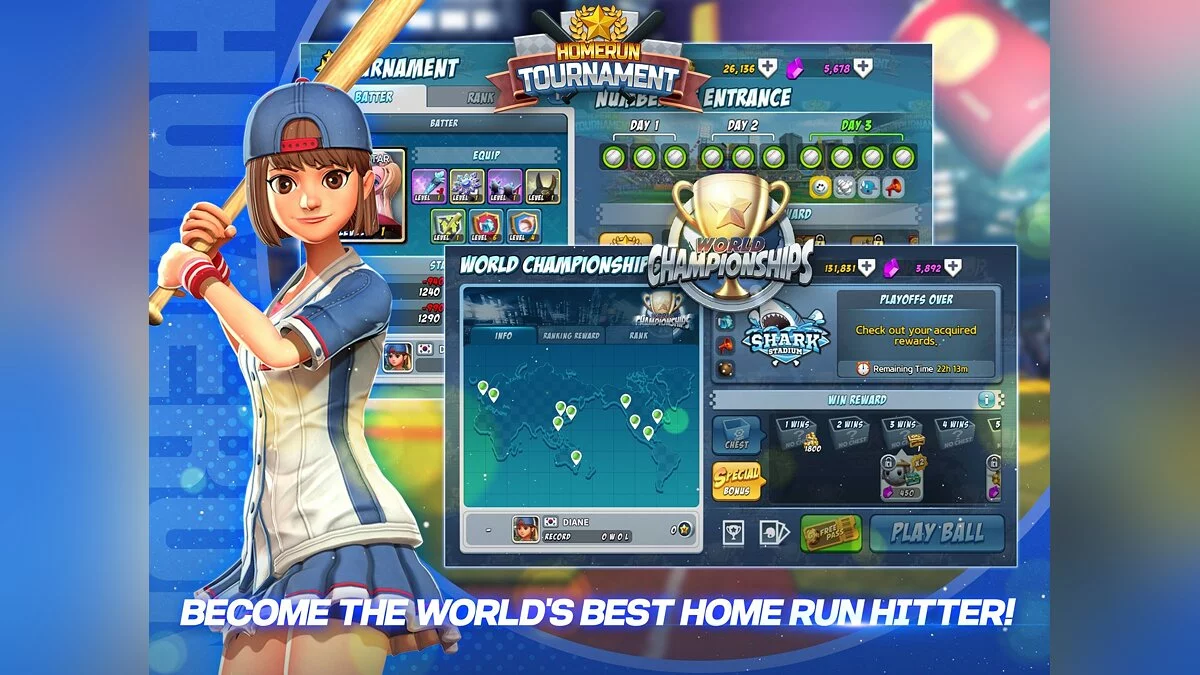 Скриншоты из Homerun Clash