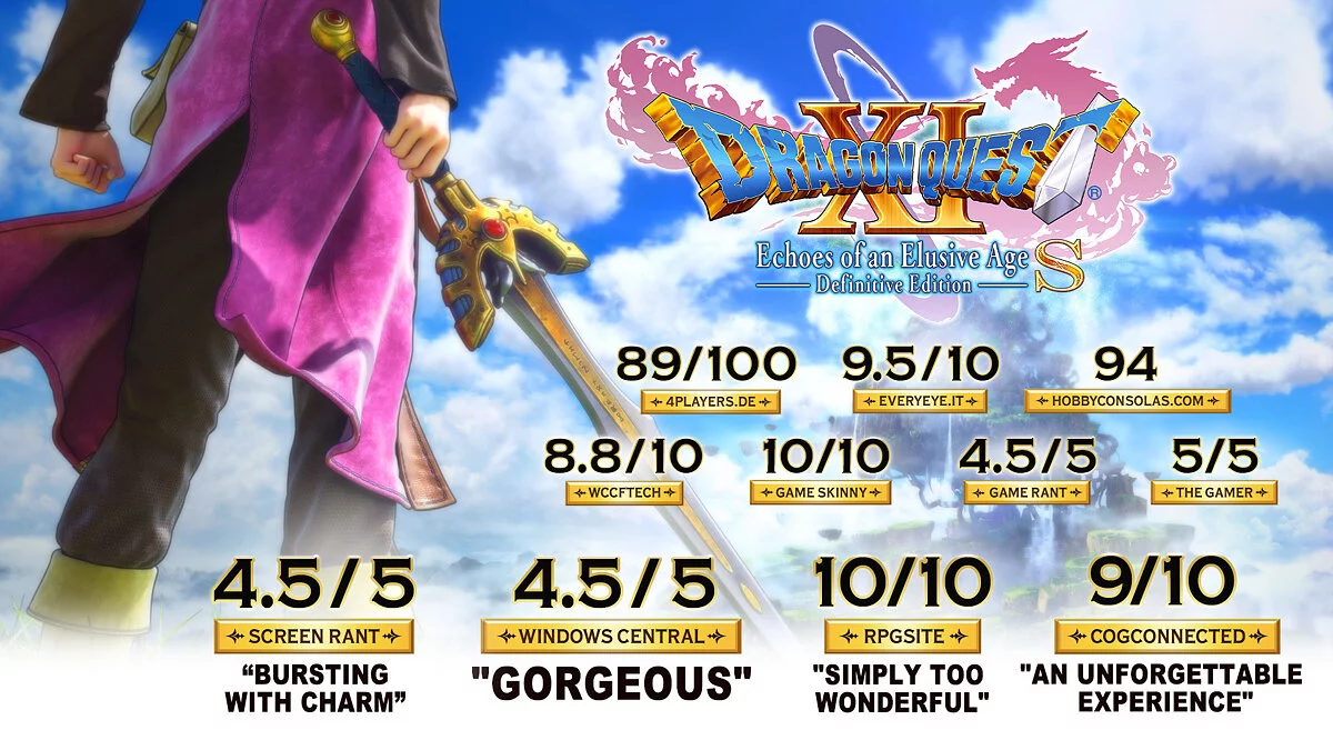 Скриншоты из Dragon Quest 11 S: Echoes of an Elusive Age - Definitive Edition