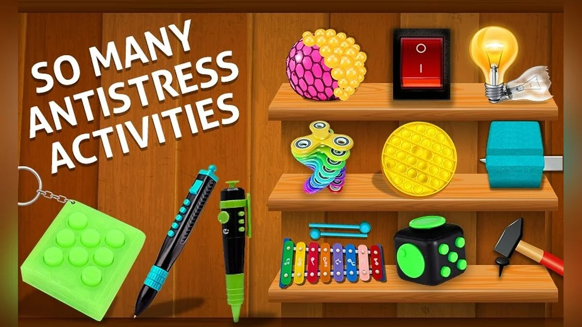 Скриншоты из Fidget Cube 3D Antistress Toys