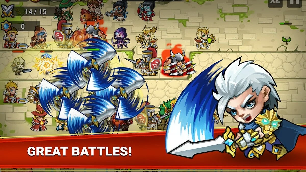 Скриншоты из Defense Heroes: Defender War Tower Defense