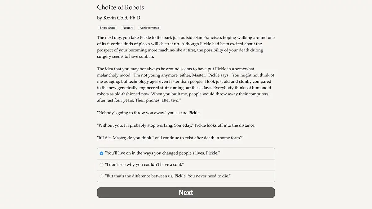 Скриншоты из Choice of Robots