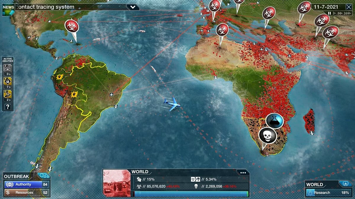 Скриншоты из Plague Inc: The Cure