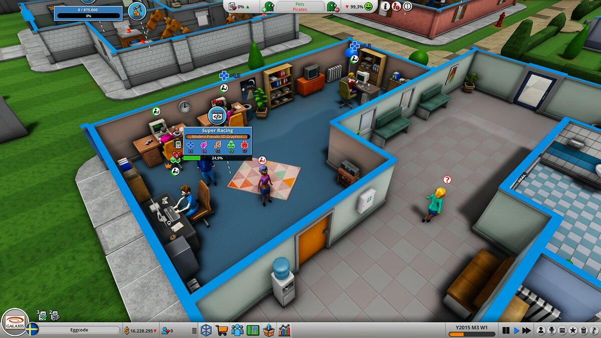 Mad Games Tycoon 2 лагает