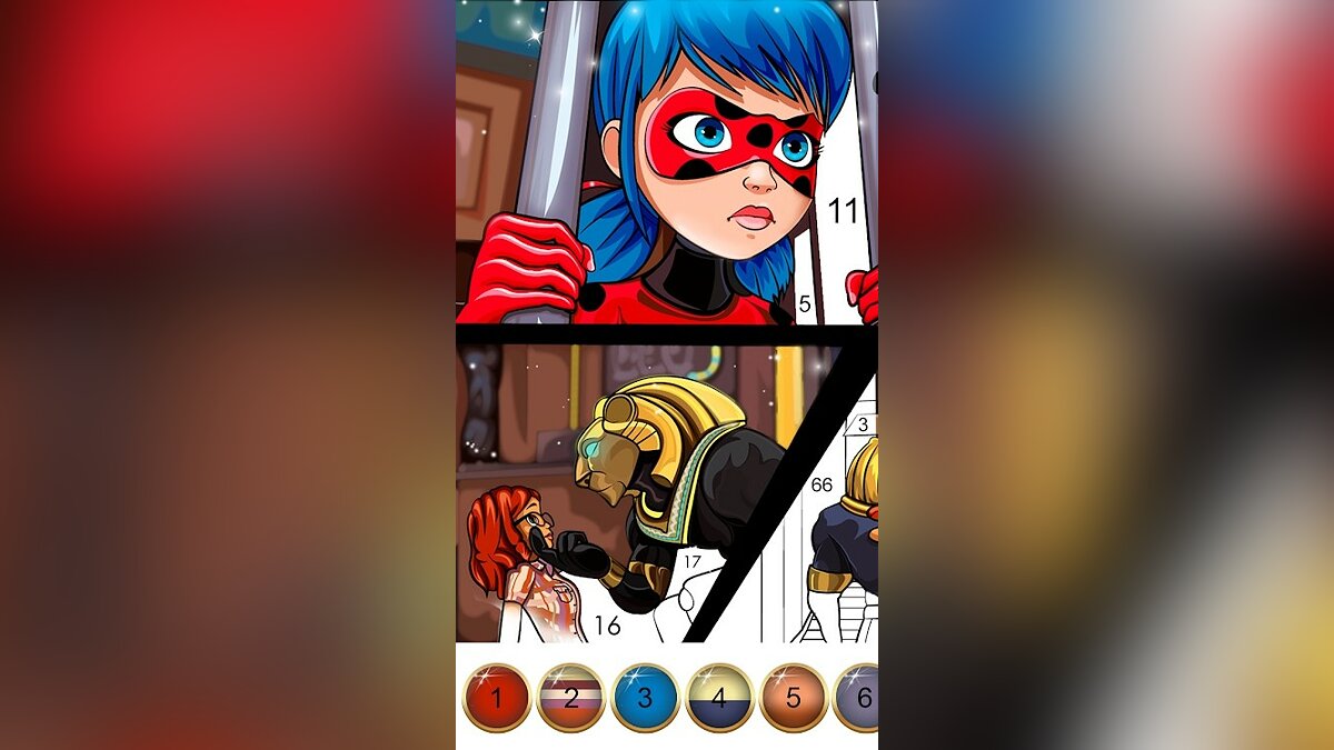 Miraculous Ladybug Сoloring - что это за игра, трейлер, системные  требования, отзывы и оценки, цены и скидки, гайды и прохождение, похожие игры  Леди Баг и Супер-Кот. Раскраски по номерам