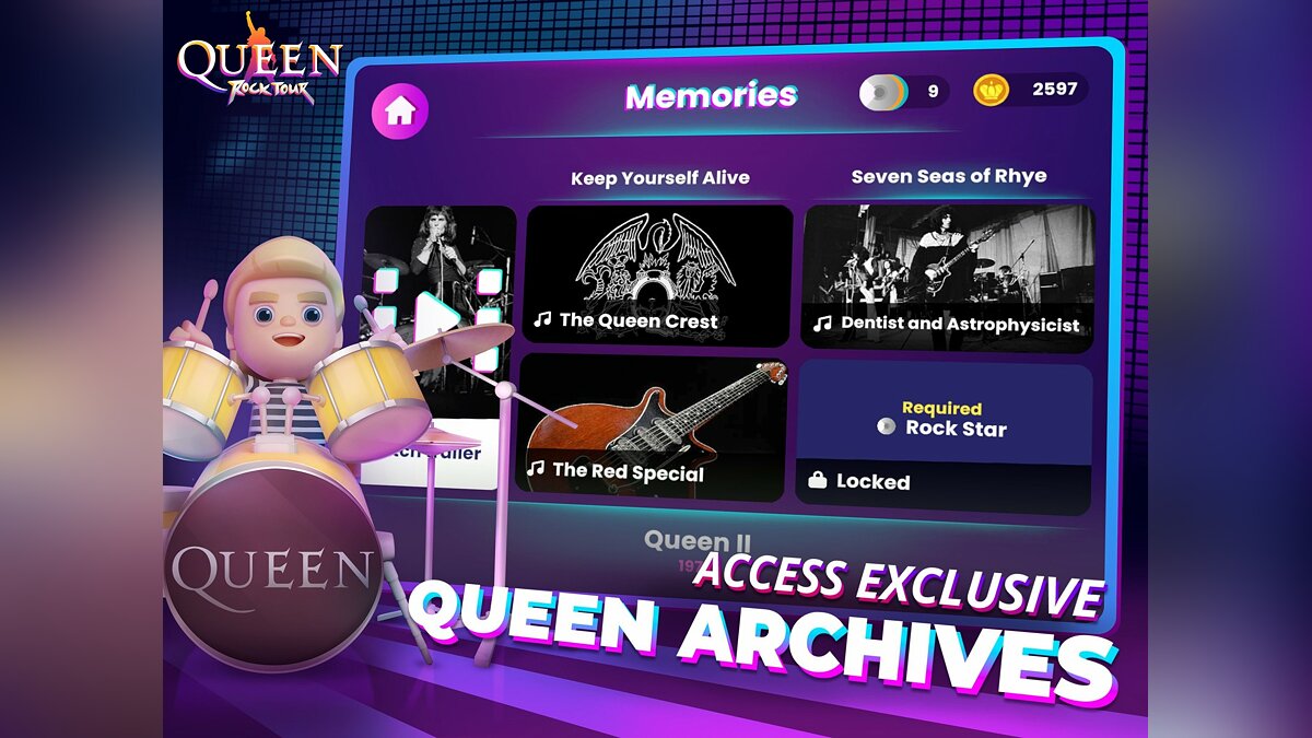 Queen Rock Tour - что это за игра, трейлер, системные требования, отзывы и  оценки, цены и скидки, гайды и прохождение, похожие игры