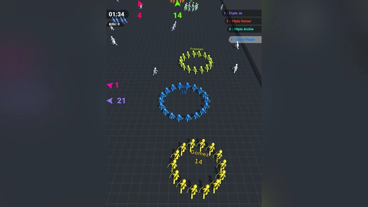 Скриншоты из Archers.io
