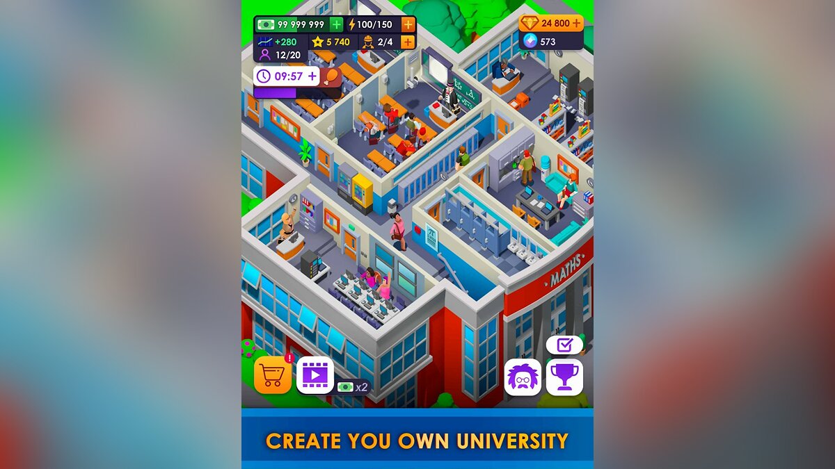 University Empire Tycoon - что это за игра, трейлер, системные требования,  отзывы и оценки, цены и скидки, гайды и прохождение, похожие игры