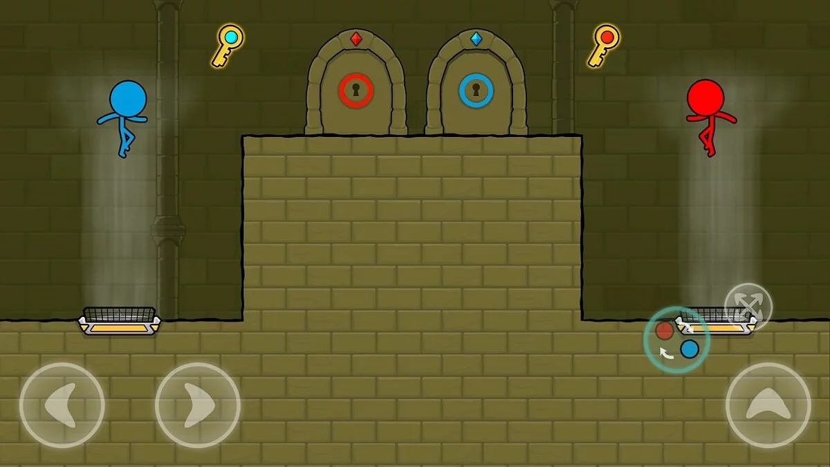 Скриншоты из Red and Blue Stickman: Animation Parkour