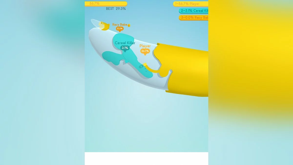 Скриншоты из Paper.io 3D