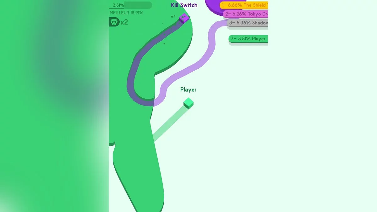 Скриншоты из Paper.io 2
