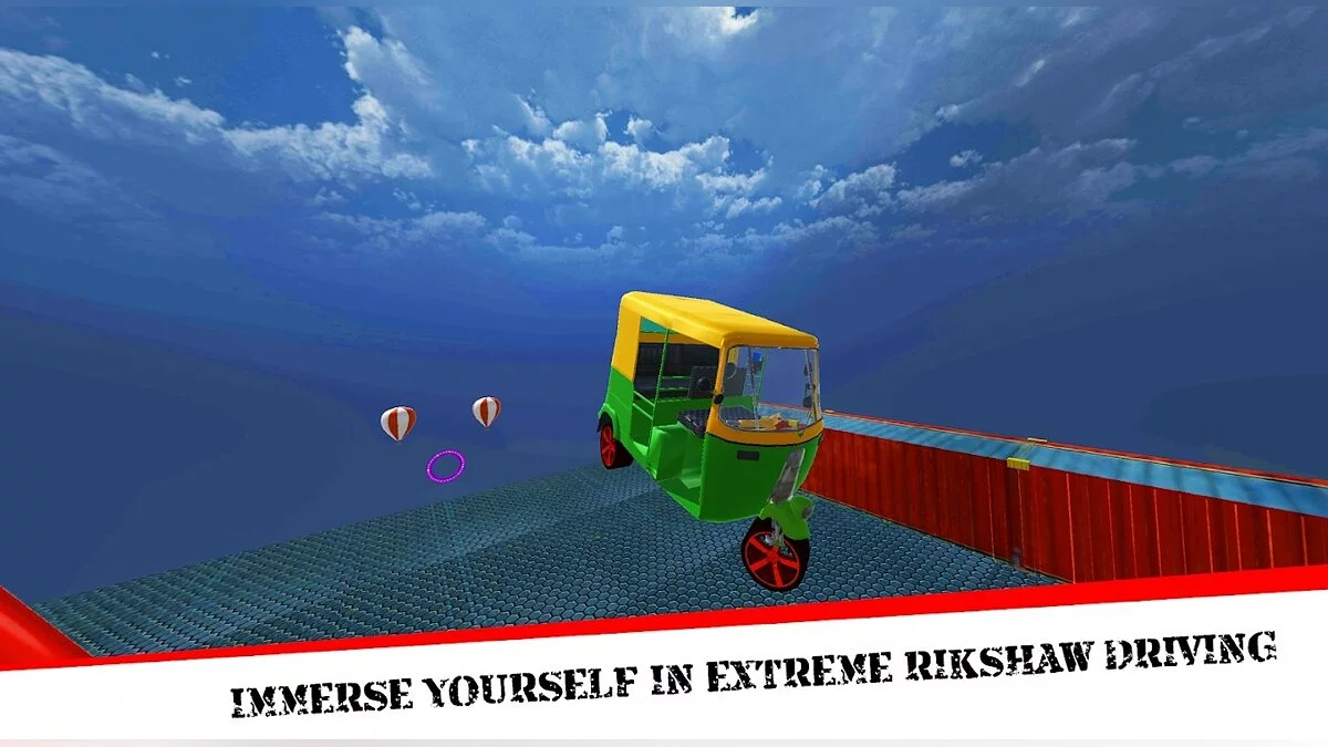 Скриншоты из Mega Rikshaw Extreme Impossible Stunts 3D
