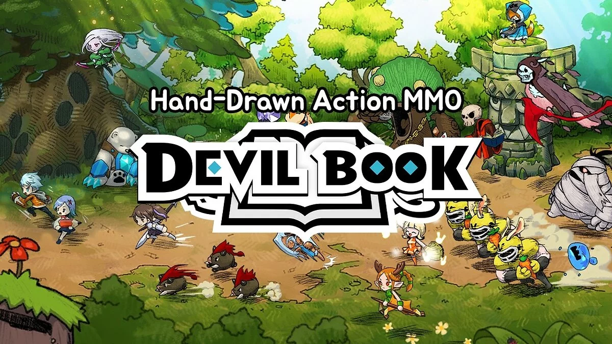 Скриншоты из Devil Book: Hand-Drawn Action MMO