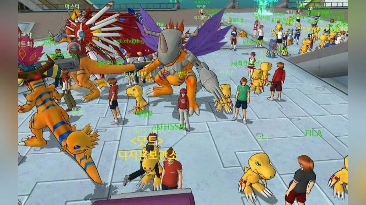 Скриншоты из Digimon Masters Online