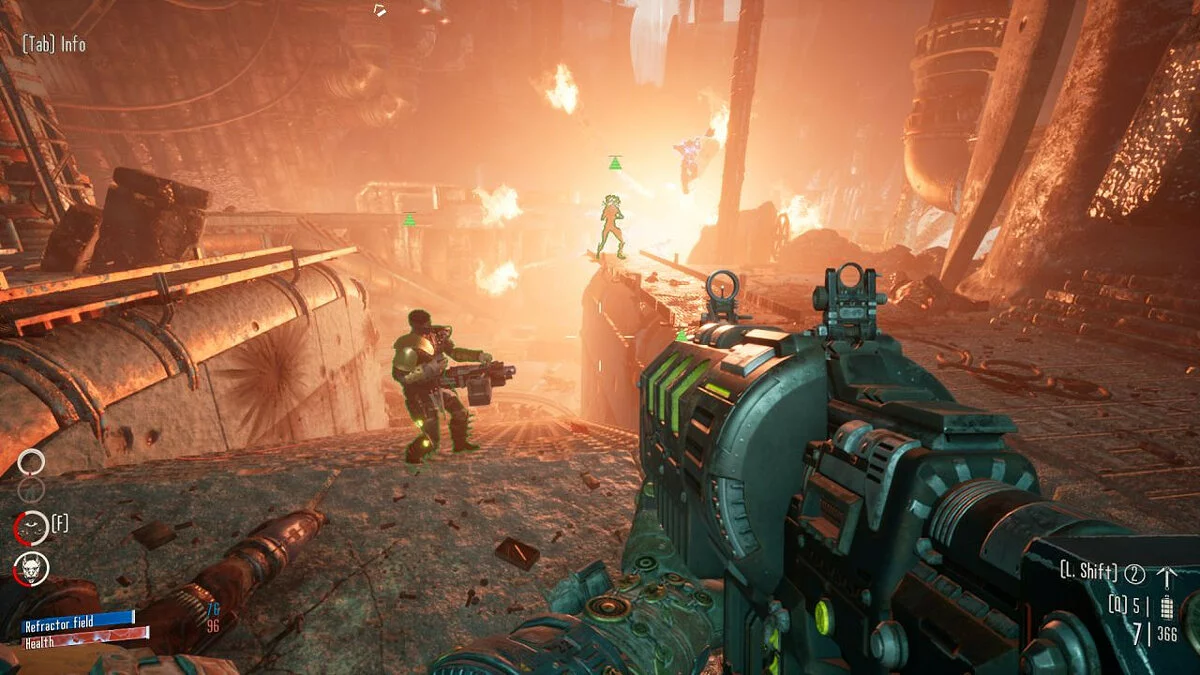 Скриншоты из Necromunda: Hired Gun