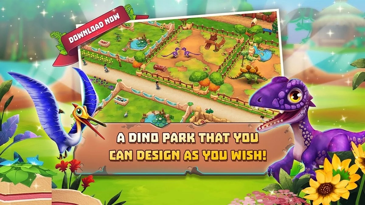 Скриншоты из Dinosaur Park – Primeval Zoo