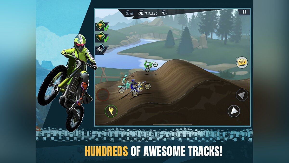 Mad Skills Motocross 3 - что это за игра, трейлер, системные требования,  отзывы и оценки, цены и скидки, гайды и прохождение, похожие игры