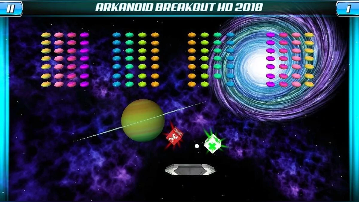 Скриншоты из Arkanoid Galaxy HD 2018