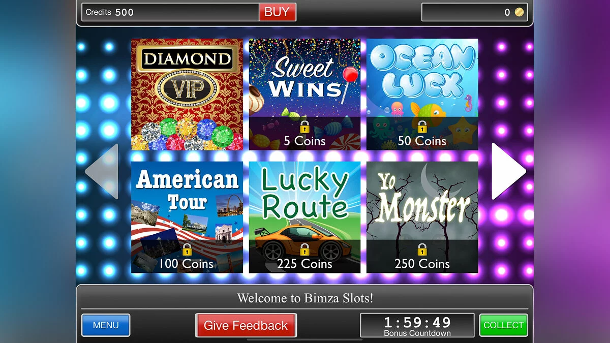 Скриншоты из Bimza Slots