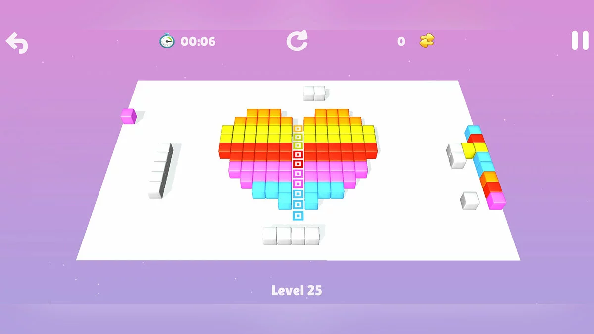 Скриншоты из Cubes: brain teaser