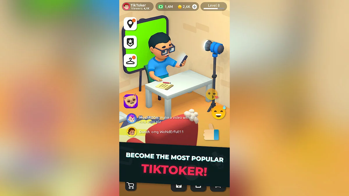 Скриншоты из Idle Tiktoker