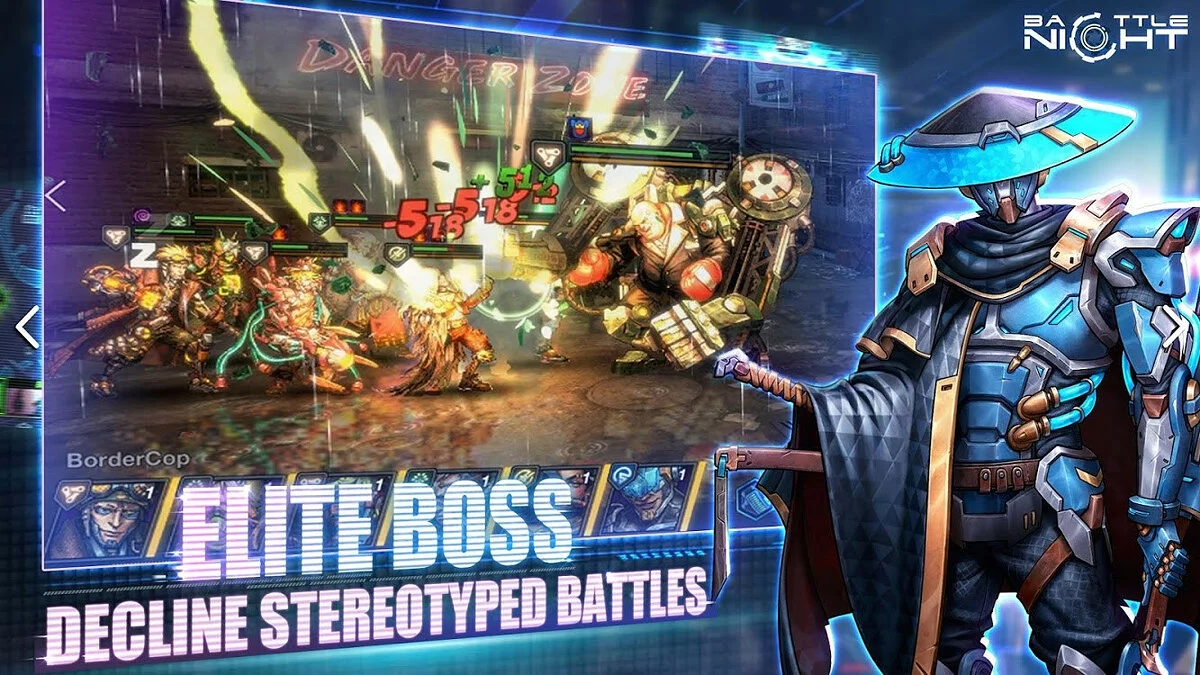 Скриншоты из Battle Night: Cyberpunk-Idle RPG