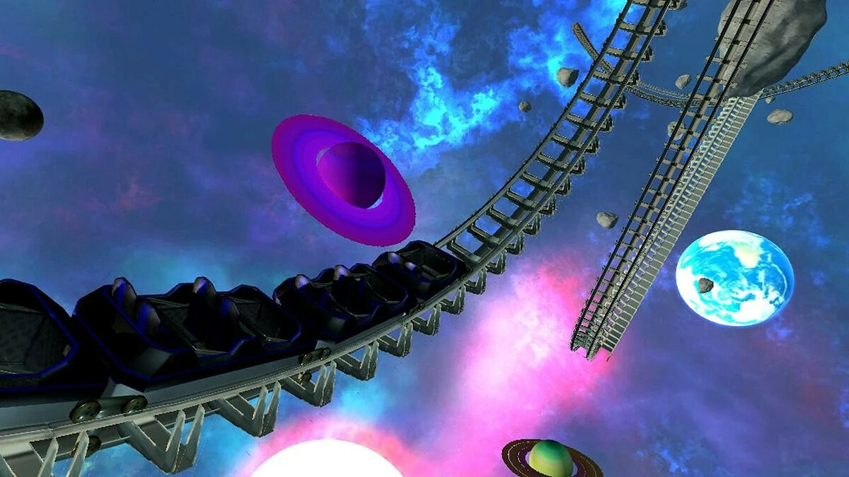 Intergalactic Space Virtual Reality Roller Coaster - что это за игра,  трейлер, системные требования, отзывы и оценки, цены и скидки, гайды и  прохождение, похожие игры