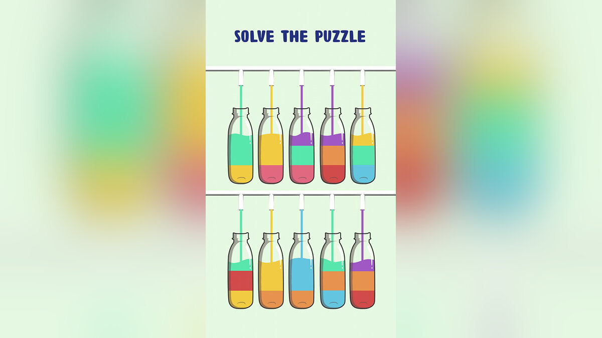 Sort Water Puzzle - Color Liquid Sorting Game - что это за игра, трейлер,  системные требования, отзывы и оценки, цены и скидки, гайды и прохождение,  похожие игры Сортировка акварели - Цветовая сортировка игры