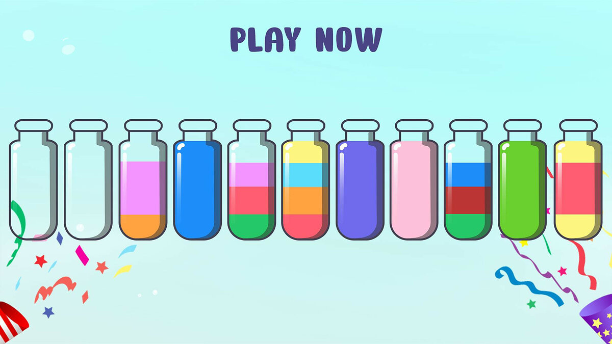 Sort Water Puzzle - Color Liquid Sorting Game - что это за игра, трейлер,  системные требования, отзывы и оценки, цены и скидки, гайды и прохождение,  похожие игры Сортировка акварели - Цветовая сортировка игры