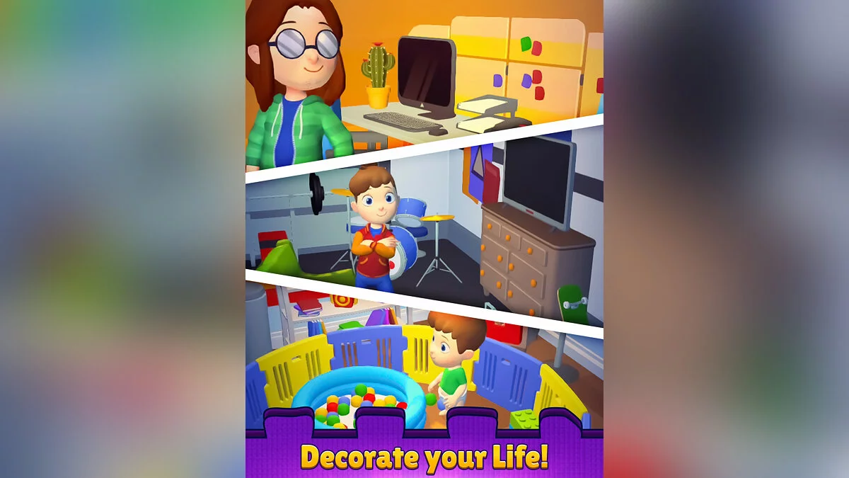 Скриншоты из Merge Life