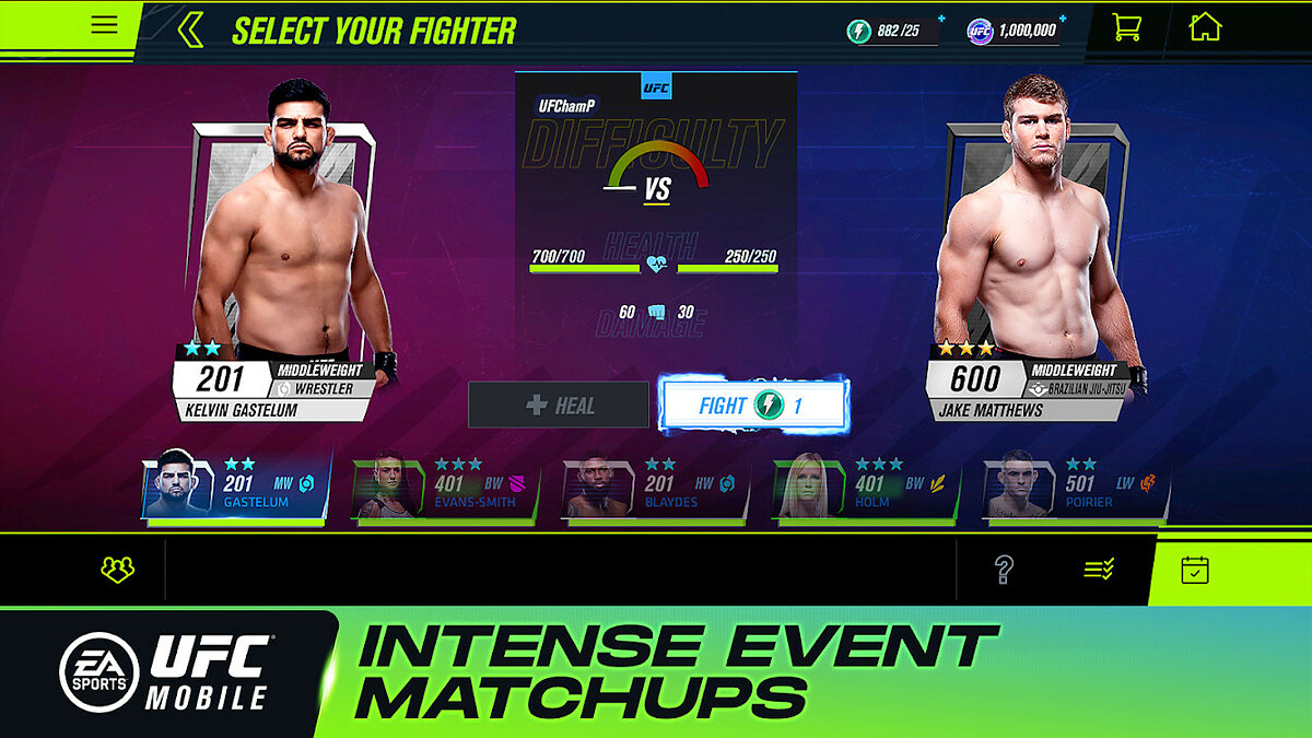 EA SPORTS UFC Mobile 2 - что это за игра, трейлер, системные требования,  отзывы и оценки, цены и скидки, гайды и прохождение, похожие игры EA  SPORTS™ UFC® Mobile 2