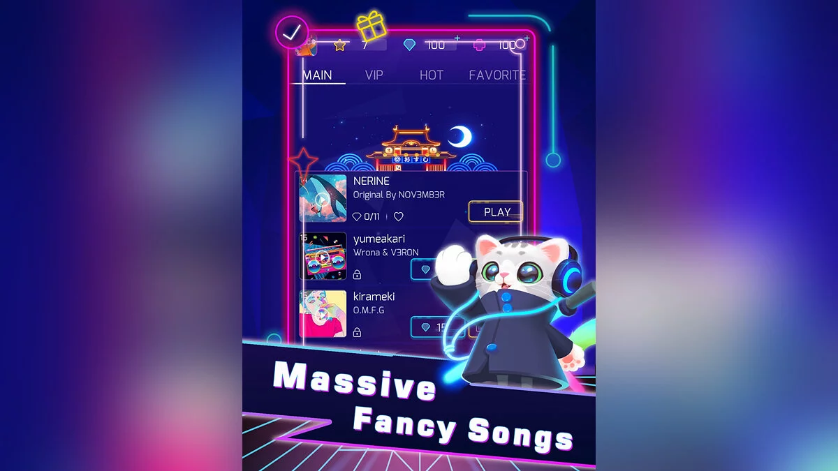 Скриншоты из Sonic Cat-Slash the Beats
