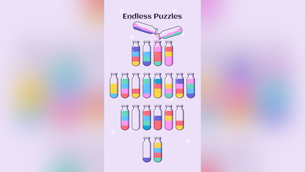 SortPuz: Color Water Sort Puzzle Games - что это за игра, трейлер,  системные требования, отзывы и оценки, цены и скидки, гайды и прохождение,  похожие игры SortPuz: Игра-головоломка для сортировки воды