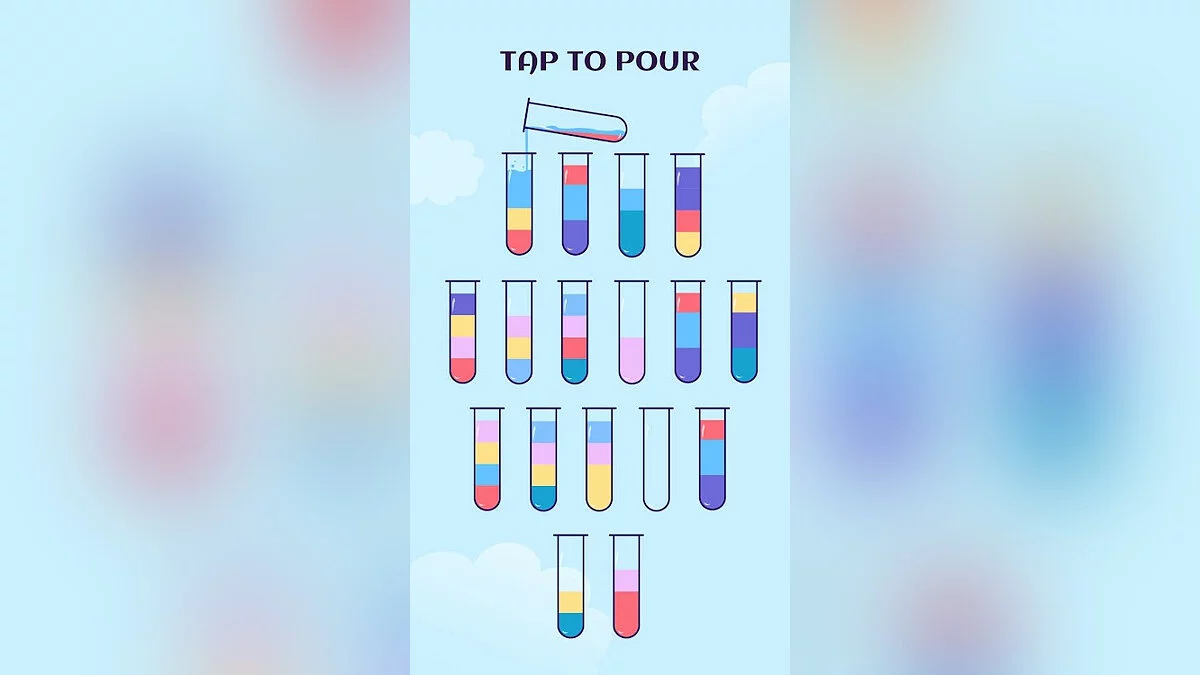 Скриншоты из SortPuz: Color Water Sort Puzzle Games