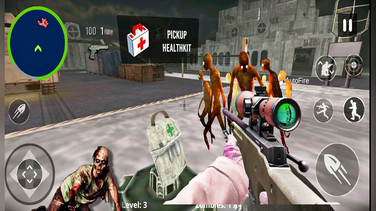 Скриншоты из Zombie Fighter