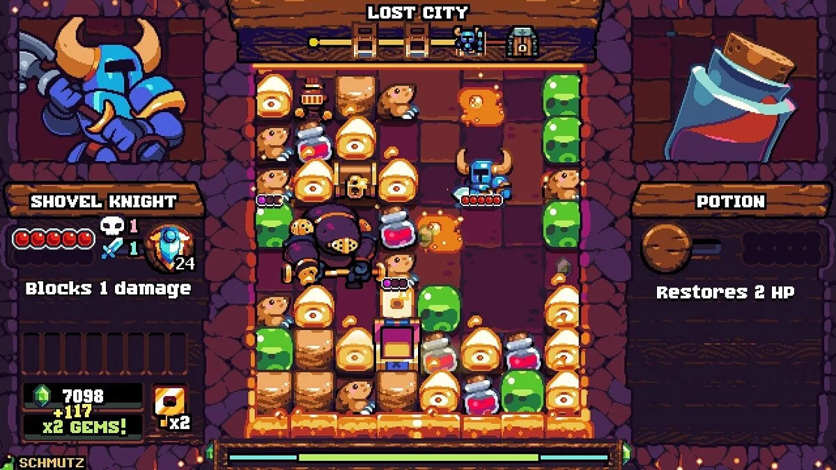 Скриншоты из Shovel Knight Pocket Dungeon