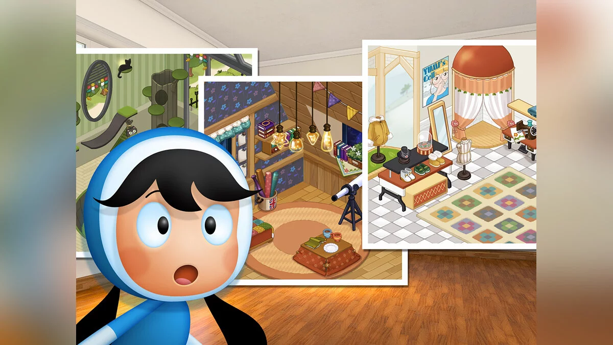 Скриншоты из Yumi's Cells My Dream house
